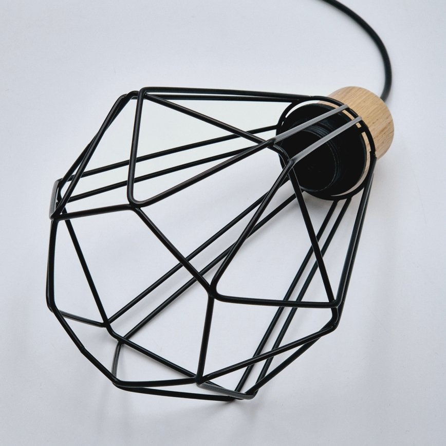 Brilagi - Suspension filaire WOODY BASKET 2xE27/60W/230V chêne