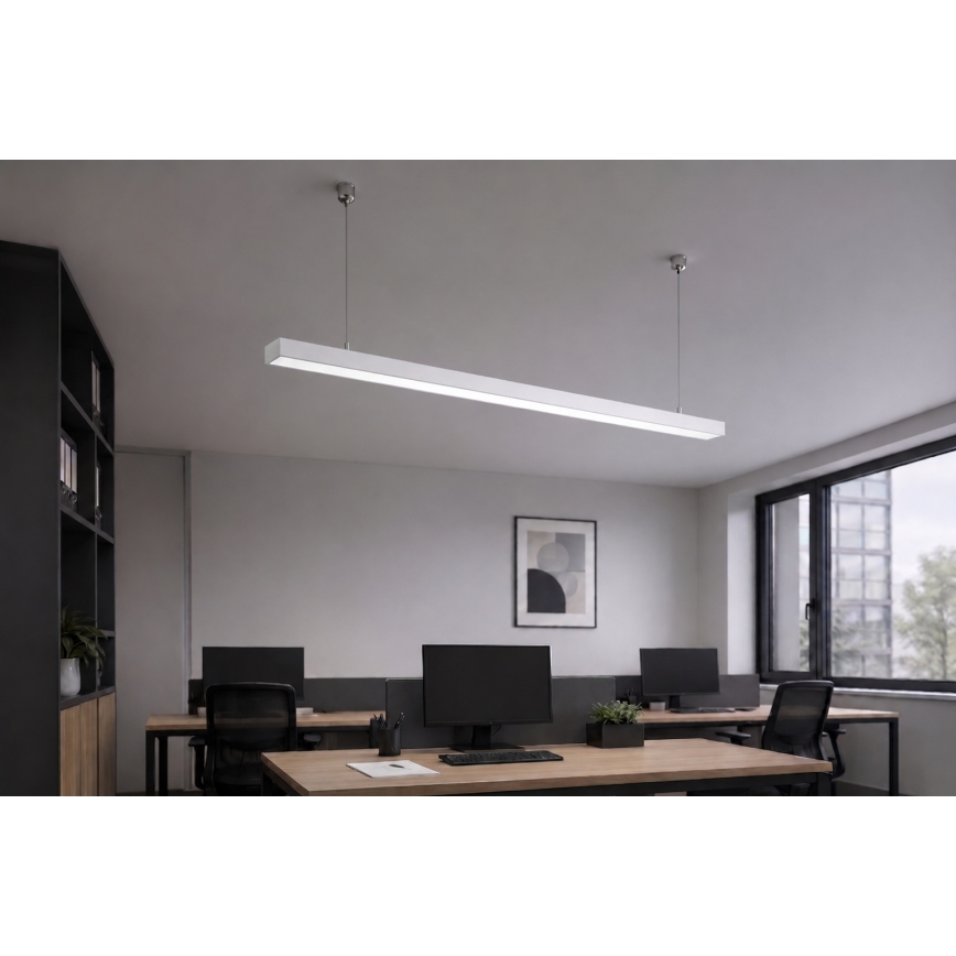 Brilagi - Suspension LED FULLDAY LED/30/40/50W/230V 2700/4000/6000K 150 cm blanche