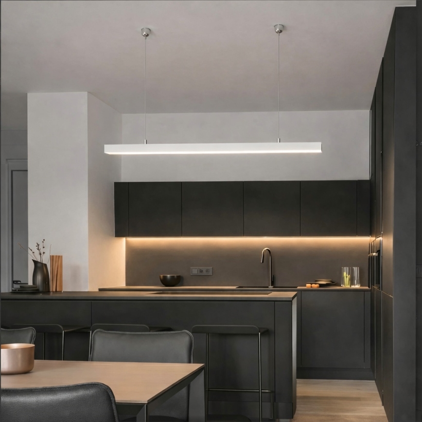Brilagi - Suspension LED FULLDAY LED/30/40/50W/230V 2700/4000/6000K 150 cm blanche
