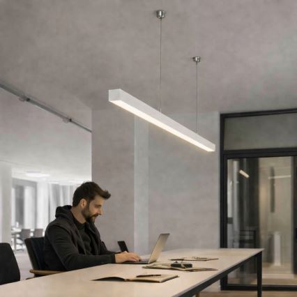 Brilagi - Suspension LED FULLDAY LED/30/40/50W/230V 2700/4000/6000K 150 cm blanche