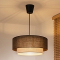 Brilagi - Suspension LED à câble BOHO ECO 1xE27/10W/230V Ø 40 cm brun/crème