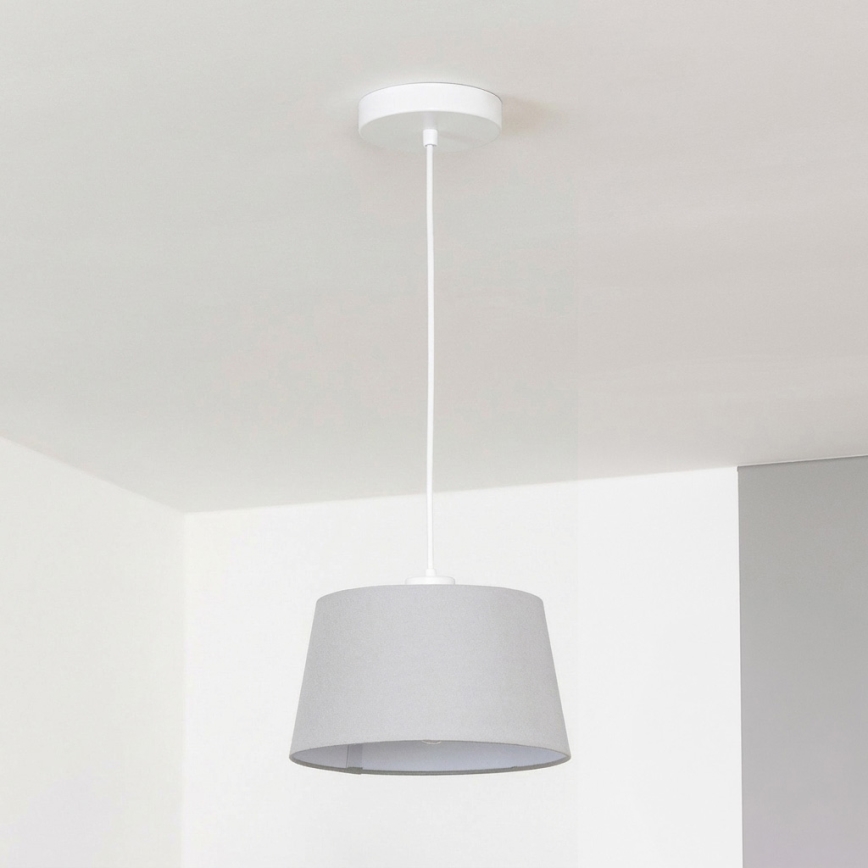 Brilagi - Suspension LED à câble CERIA 1xE27/40W/230V Ø 25 cm, gris