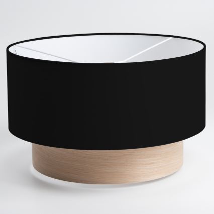 Brilagi - Suspension LED à câble CERIA 1xE27/40W/230V Ø 50 cm noir/beige