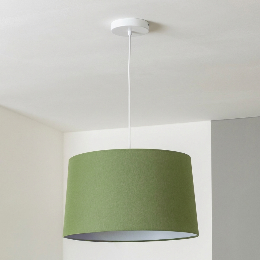 Brilagi - Suspension LED à câble CERIA, 1× E27/40W/230V, Ø 45 cm, vert
