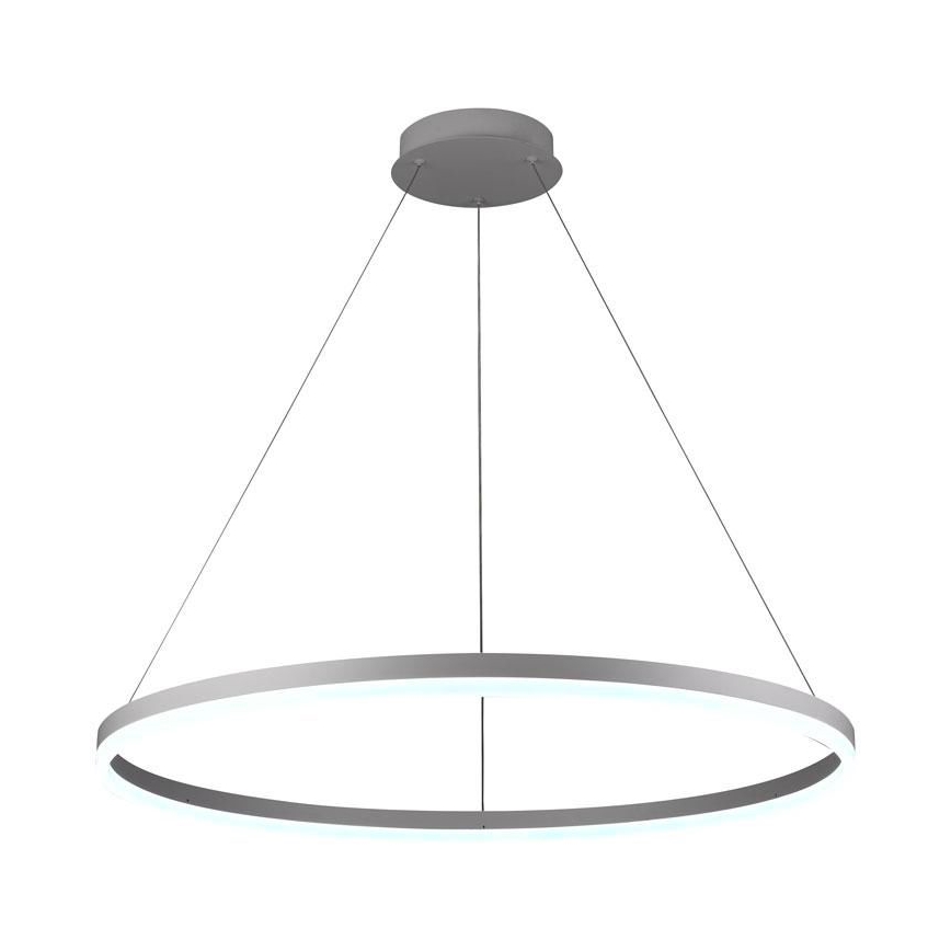 Brilagi - Lustre suspendu dimmable sur câble CIRCLE LED 55W 230V 3000–6500K Ø 80 cm, blanc, avec télécommande