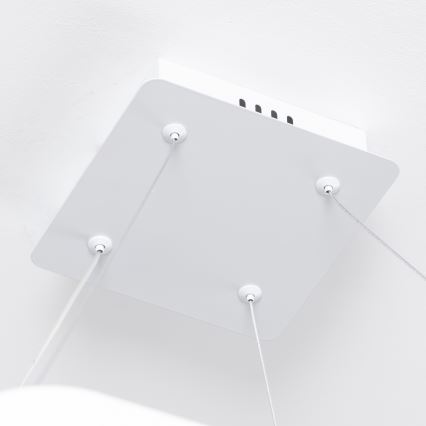 Brilagi - Suspension LED dimmable sur câble FALCON SLIM LED/50W/230V 3000-6500K 50x50 cm blanche + télécommande