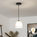Brilagi - Suspension LED CERIA sur câble 1xE27/40W/230V Ø 20,5 cm gris