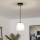 Brilagi - Suspension LED CERIA sur câble 1xE27/40W/230V Ø 20,5 cm gris