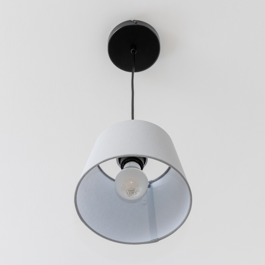 Brilagi - Suspension LED CERIA sur câble 1xE27/40W/230V Ø 20,5 cm gris