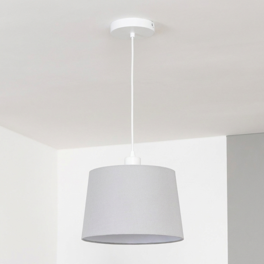 Brilagi - Suspension LED CERIA sur câble 1xE27/40W/230V Ø 30 cm, gris
