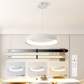 Brilagi - Suspension LED dimmable à câble FALCON MODERN LED/54W/230V Ø 60 cm blanche + télécommande