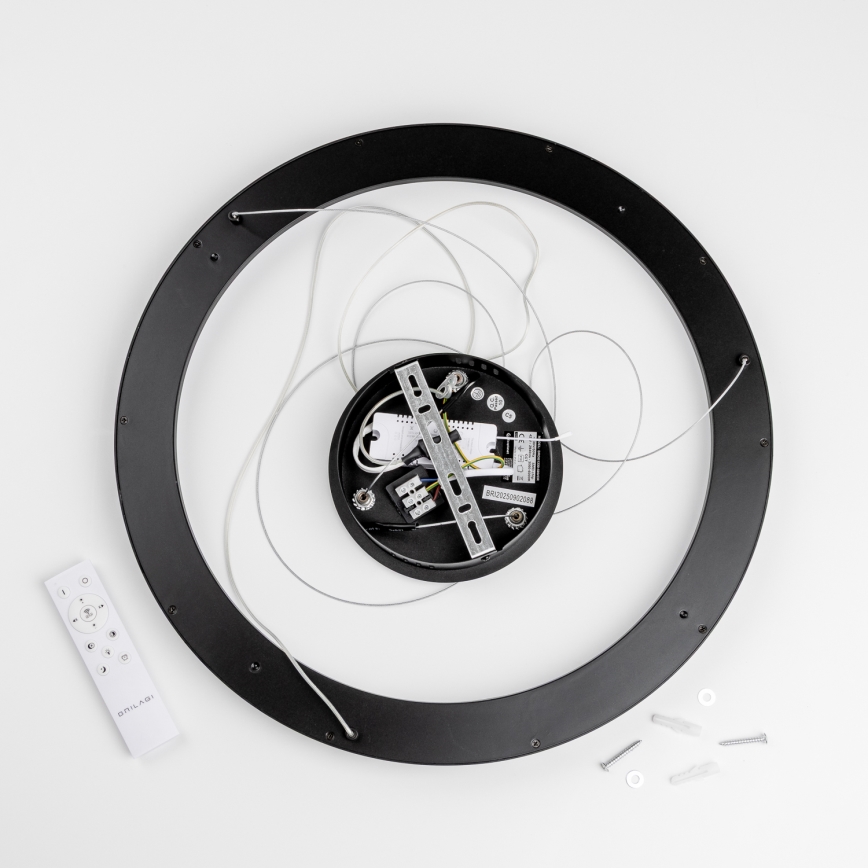 Brilagi - Suspension LED dimmable sur câble FALCON SLIM LED/42W/230V 3000-6500K Ø 50 cm noir + télécommande