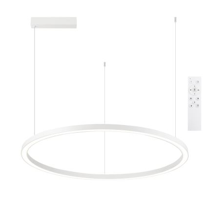 Brilagi - Suspension LED dimmable sur câble PORTOFINO LED/60W/230V 3000-6000K Ø 80 cm blanche + télécommande