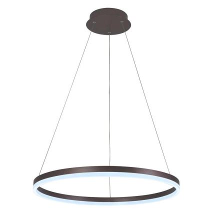 Brilagi - Suspension LED dimmable sur câble CIRCLE LED/42W/230V 3000-6500K Ø 60 cm marron + télécommande