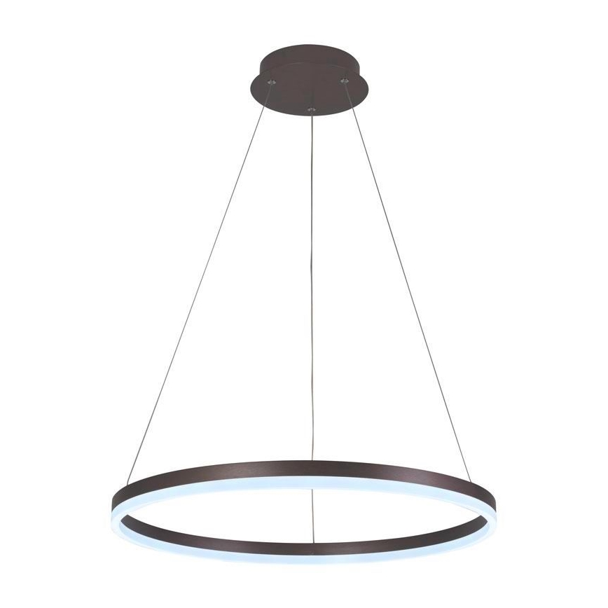 Brilagi - Suspension LED dimmable sur câble CIRCLE LED/42W/230V 3000-6500K Ø 60 cm marron + télécommande
