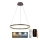 Brilagi - Suspension LED dimmable sur câble CIRCLE LED/42W/230V 3000-6500K Ø 60 cm marron + télécommande