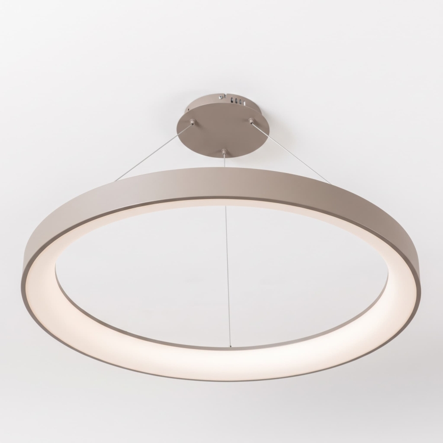 BRILAGI - Lustre LED dimmable sur câble FALCON II LED/108W/230V 3000-6500K Ø 80 cm beige + télécommande