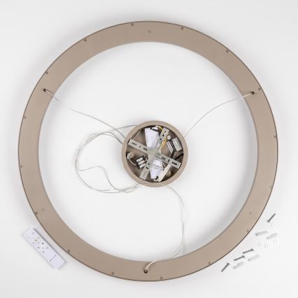 BRILAGI - Lustre LED dimmable sur câble FALCON II LED/108W/230V 3000-6500K Ø 80 cm beige + télécommande