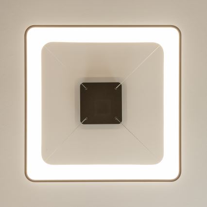 Brilagi - Suspension LED dimmable sur câble FALCON II LED / 125 W / 230 V 3000–6500 K 60 × 60 cm noire + télécommande