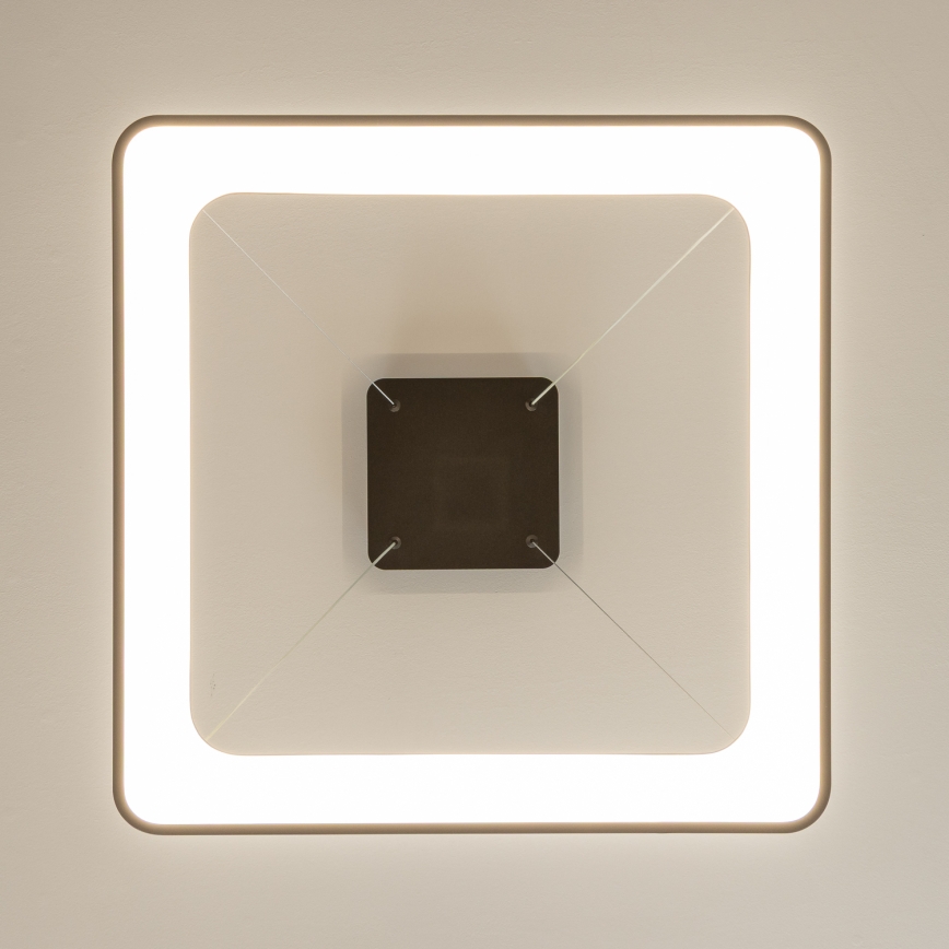 Brilagi - Suspension LED dimmable sur câble FALCON II LED / 125 W / 230 V 3000–6500 K 60 × 60 cm noire + télécommande