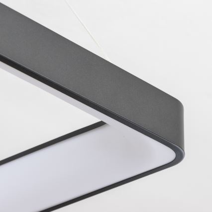 Brilagi - Suspension LED dimmable sur câble FALCON II LED / 125 W / 230 V 3000–6500 K 60 × 60 cm noire + télécommande