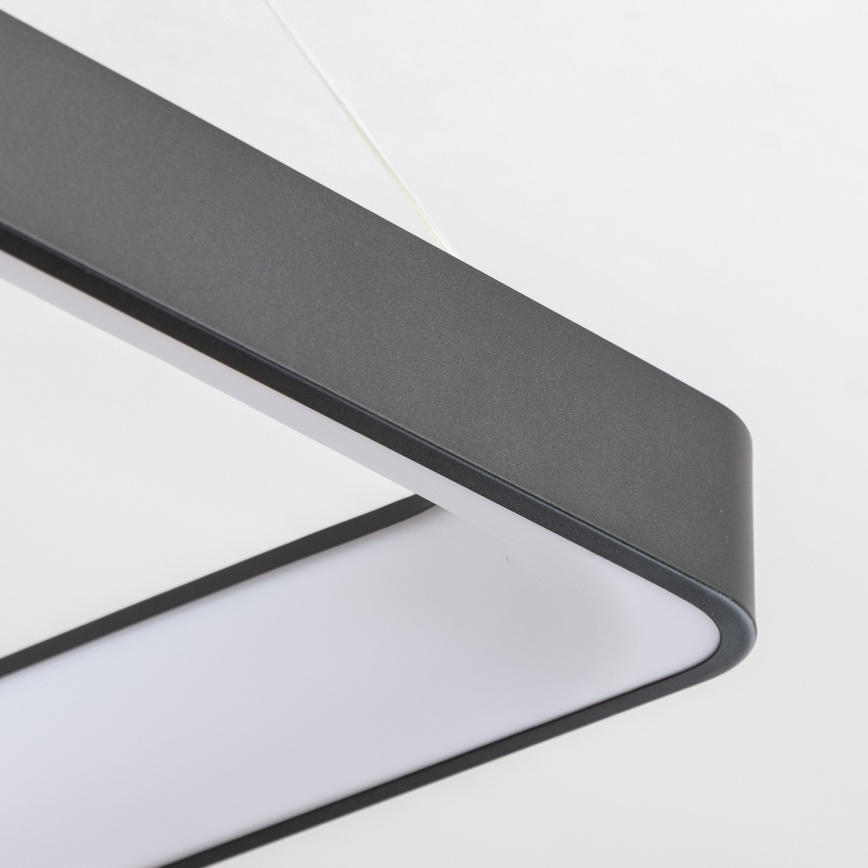 Brilagi - Suspension LED dimmable sur câble FALCON II LED / 125 W / 230 V 3000–6500 K 60 × 60 cm noire + télécommande