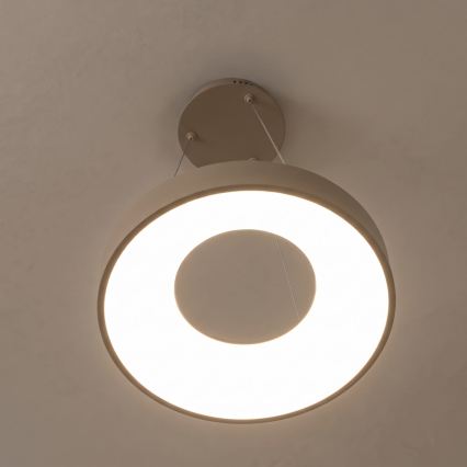 BRILAGI - suspension LED dimmable sur câble FALCON II LED/67W/230V 3000-6500K Ø 40 cm beige + télécommande