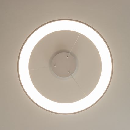 Brilagi - Suspension LED dimmable sur câble FALCON II LED/99W/230V 3000-6500K Ø 60 cm blanc + télécommande