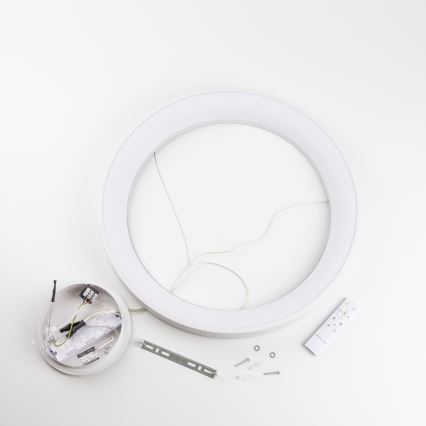 Brilagi - Suspension LED dimmable sur câble FALCON II LED/99W/230V 3000-6500K Ø 60 cm blanc + télécommande