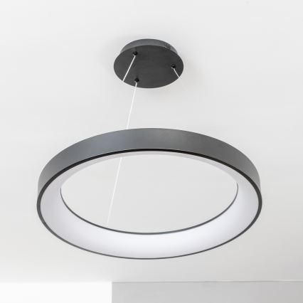 Brilagi - Suspension LED dimmable sur câble FALCON II LED/99W/230V 3000-6500K Ø 60 cm noire + télécommande