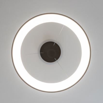 Brilagi - Suspension LED dimmable sur câble FALCON II LED/99W/230V 3000-6500K Ø 60 cm noire + télécommande