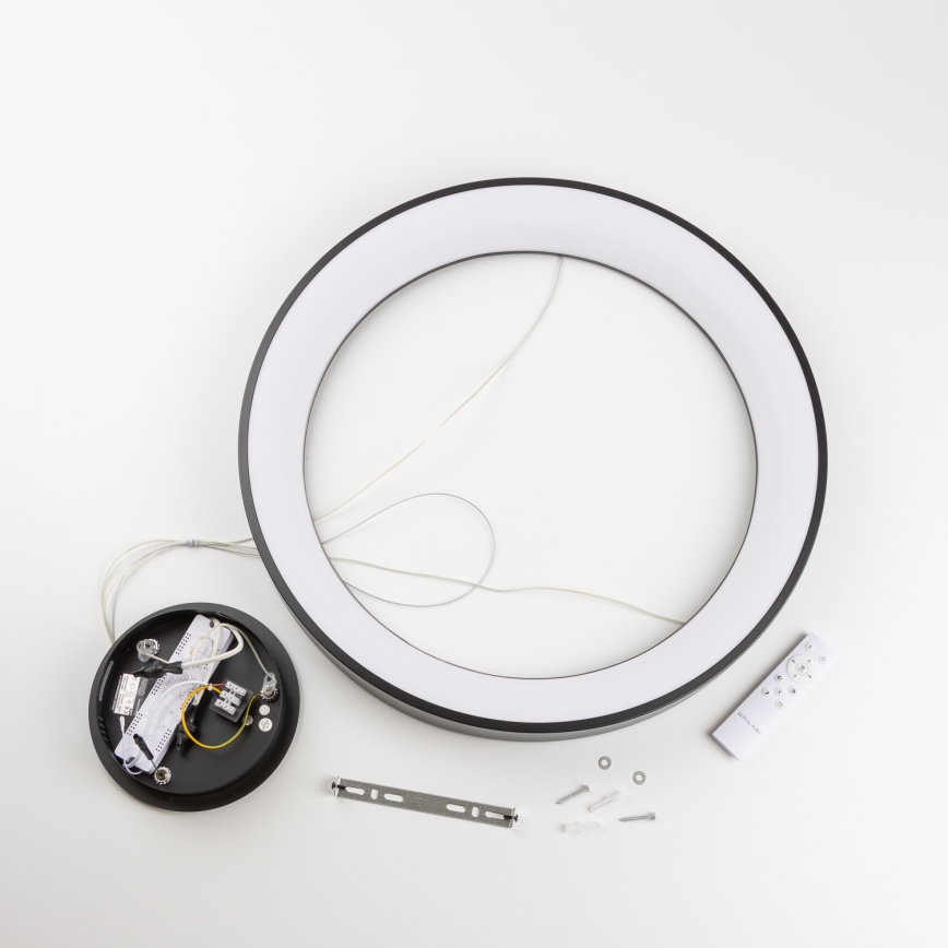 Brilagi - Suspension LED dimmable sur câble FALCON II LED/99W/230V 3000-6500K Ø 60 cm noire + télécommande