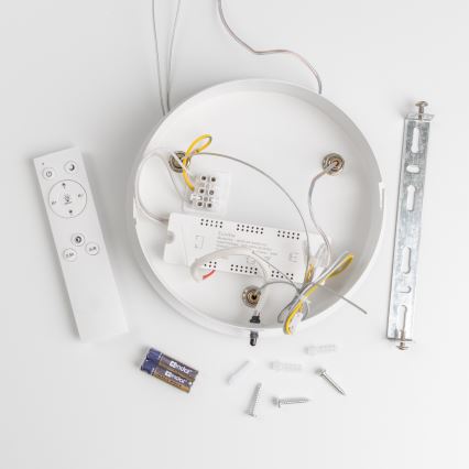 Brilagi - Lustre LED dimmable sur câble FALCON LED/80W/230V 3000-6500K Ø 60 cm blanc + télécommande