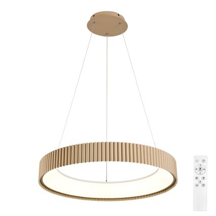 Brilagi - Suspension LED dimmable sur câble FALCON MODERN LED/54W/230V 3000-6500K Ø 60 cm beige + télécommande