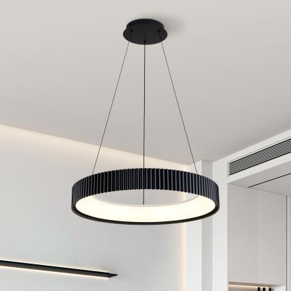 Brilagi - Suspension LED dimmable sur câble FALCON MODERN LED/54W/230V 3000-6500K Ø 60 cm noire + télécommande