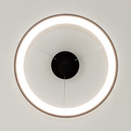 Brilagi - Suspension LED dimmable sur câble FALCON SLIM LED/42W/230V 3000-6500K diam. 50 cm noir + télécommande