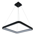 Brilagi - Suspension LED dimmable sur câble FALCON SLIM LED/50W/230V 3000-6500K 50x50 cm noire + télécommande