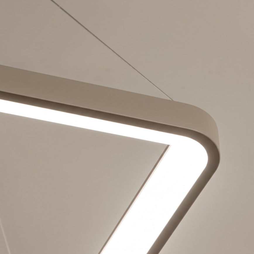 BRILAGI - LED lustre dimmable sur câble FALCON SLIM LED/50W/230V 3000-6500K 50x50 cm beige + télécommande