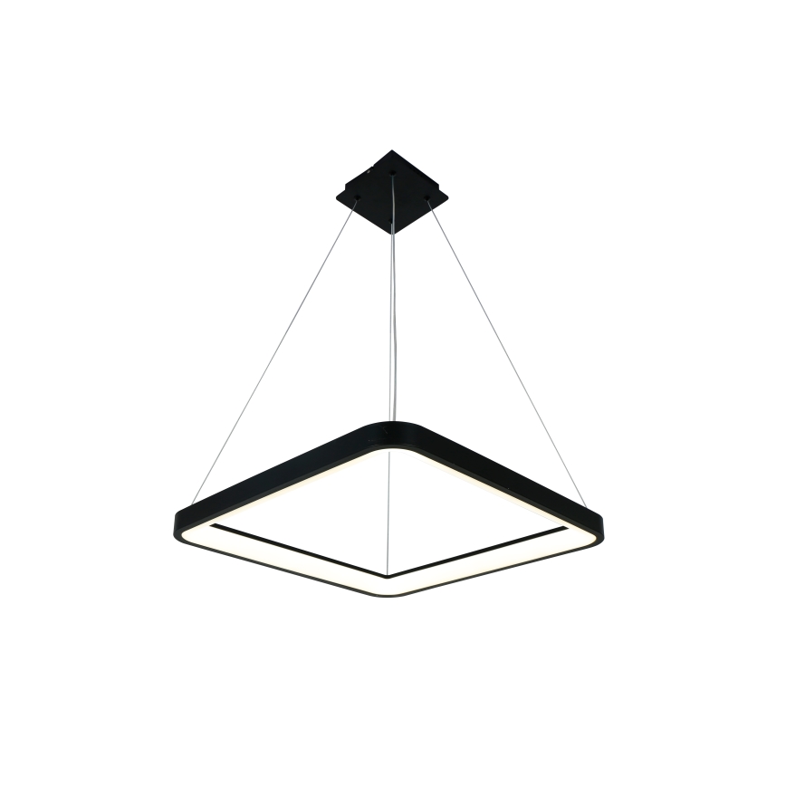 Brilagi - Suspension LED dimmable sur câble FALCON SLIM LED/50W/230V 3000-6500K 50x50 cm noire + télécommande