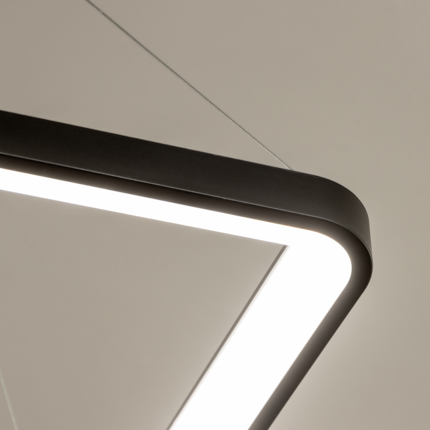 Brilagi - Suspension LED dimmable sur câble FALCON SLIM LED/50W/230V 3000-6500K 50x50 cm noire + télécommande