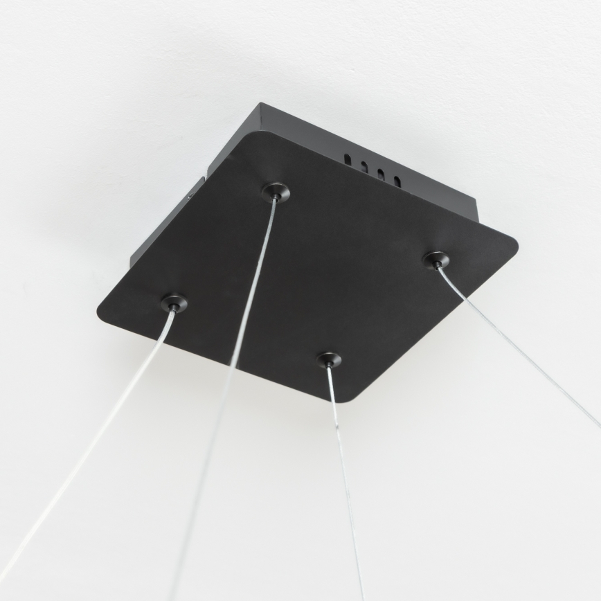 Brilagi - Suspension LED dimmable sur câble FALCON SLIM LED/50W/230V 3000-6500K 50x50 cm noire + télécommande