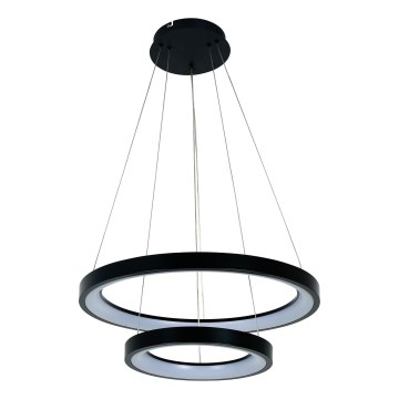 Brilagi - Suspension LED dimmable sur câble FALCON SLIM LED/68 W/230 V 3000–6500 K Ø 50 cm noire + télécommande