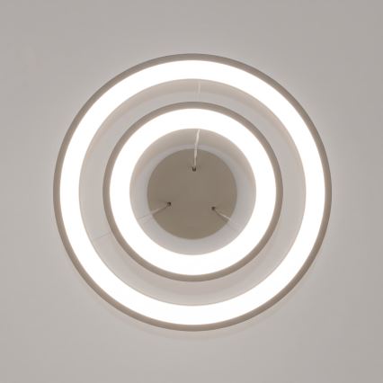BRILAGI - Lustre LED dimmable sur câble FALCON SLIM LED/68W/230V 3000-6500K Ø 50 cm beige + télécommande