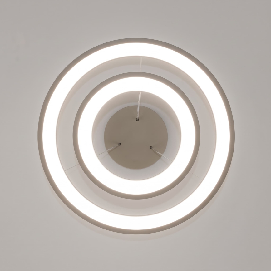 BRILAGI - Lustre LED dimmable sur câble FALCON SLIM LED/68W/230V 3000-6500K Ø 50 cm beige + télécommande
