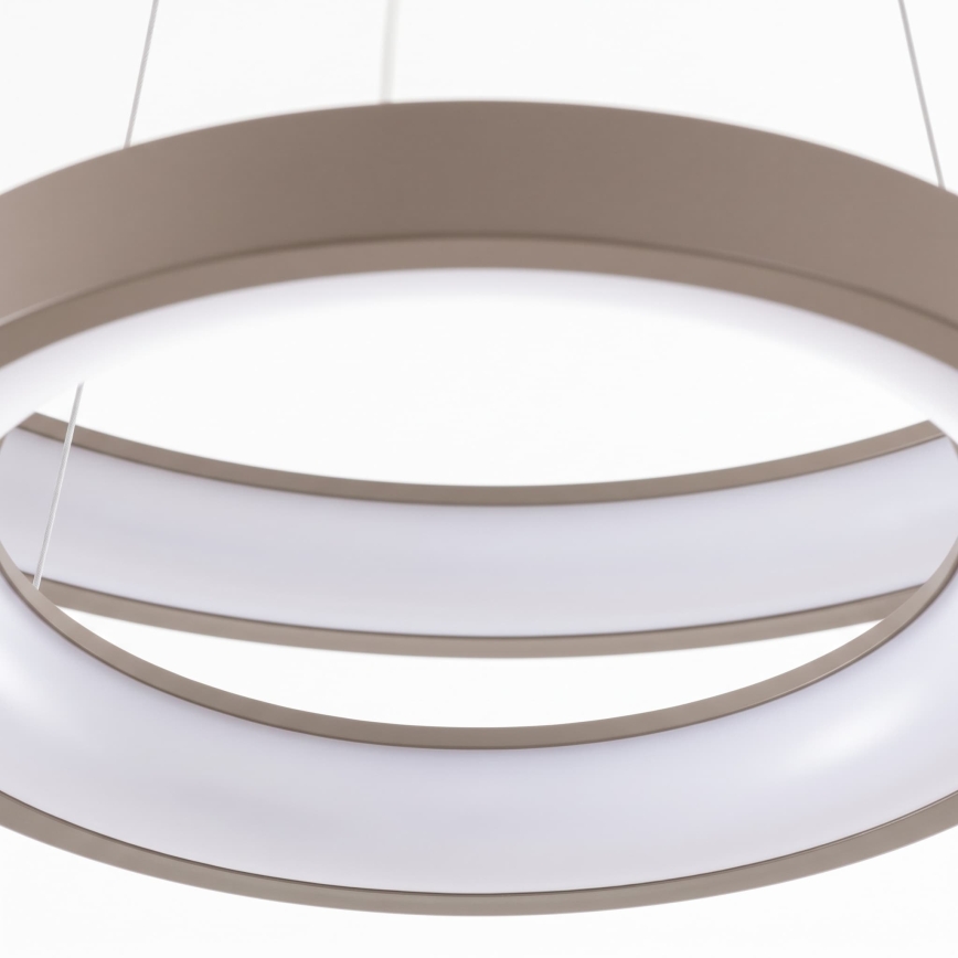 BRILAGI - Lustre LED dimmable sur câble FALCON SLIM LED/68W/230V 3000-6500K Ø 50 cm beige + télécommande