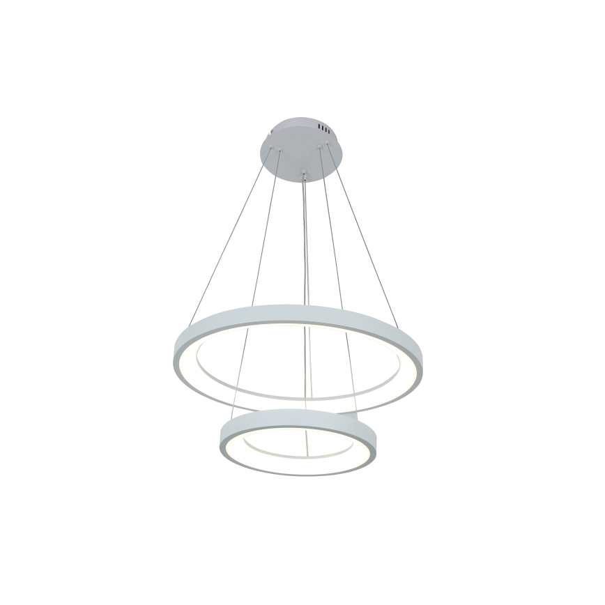 Brilagi - Suspension LED dimmable sur câble FALCON SLIM LED/68W/230V 3000-6500K Ø 50 cm blanc + télécommande incluse