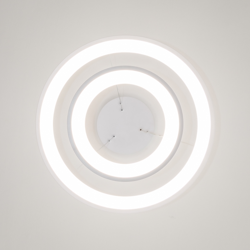 Brilagi - Suspension LED dimmable sur câble FALCON SLIM LED/68W/230V 3000-6500K Ø 50 cm blanc + télécommande