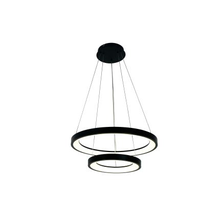 Brilagi - Suspension LED dimmable sur câble FALCON SLIM LED/68 W/230 V 3000–6500 K Ø 50 cm noire + télécommande