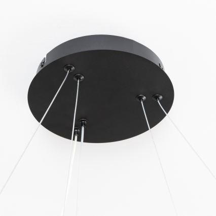 Brilagi - Suspension LED dimmable sur câble FALCON SLIM LED/68W/230V 3000-6500K Ø 50 cm noir + télécommande