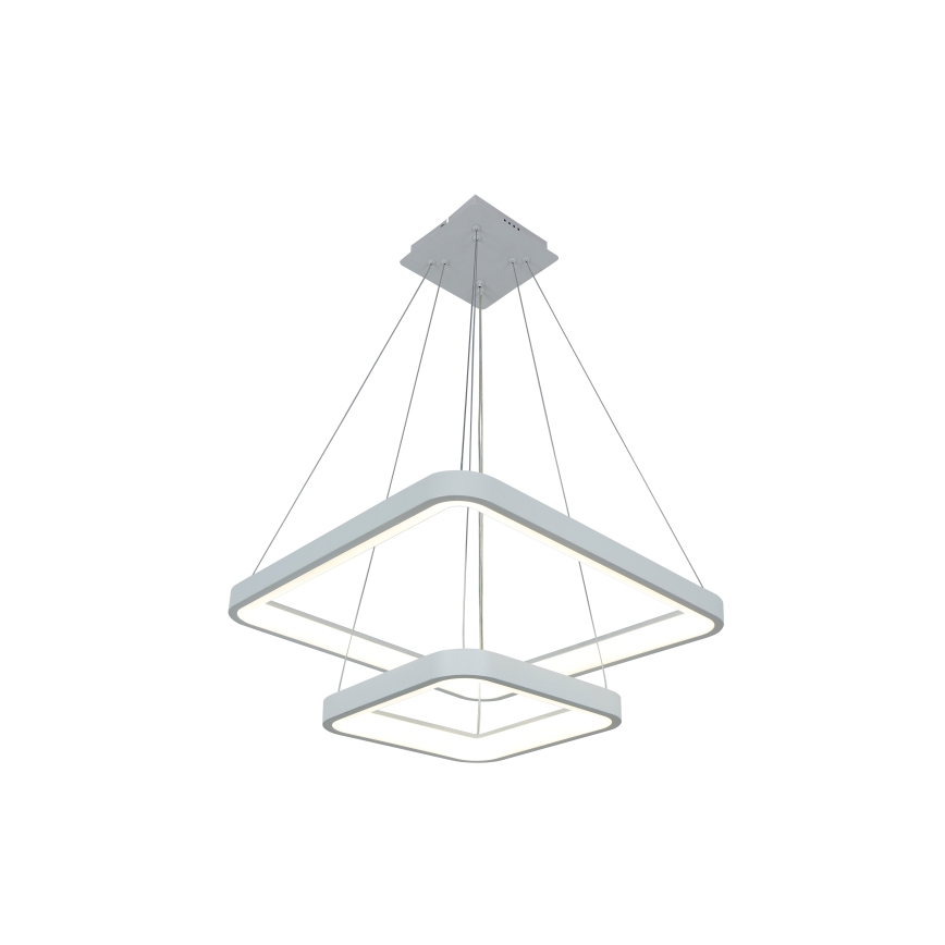 Brilagi - Suspension LED dimmable sur câble FALCON SLIM LED/78W/230V 3000-6500K 50x50 cm blanche + télécommande